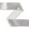 Satijnband doubleface - zilver,  thumbnail number 1