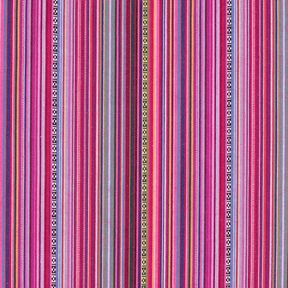 Decostof Jacquard Fijne strepen – purper/bessen, 