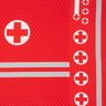 French Terry Panel Spoedarts zijn | Stoff&Liebe – rood/zilvergrijs,  thumbnail number 1