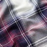 Overhemdstof katoenen tartan – donkerrood/marineblauw,  thumbnail number 2