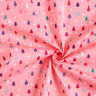 Katoenen stof Popeline Mini-sparren – pink/wit,  thumbnail number 3