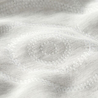 Decostof jacquard cirkels – nevelgrijs, 