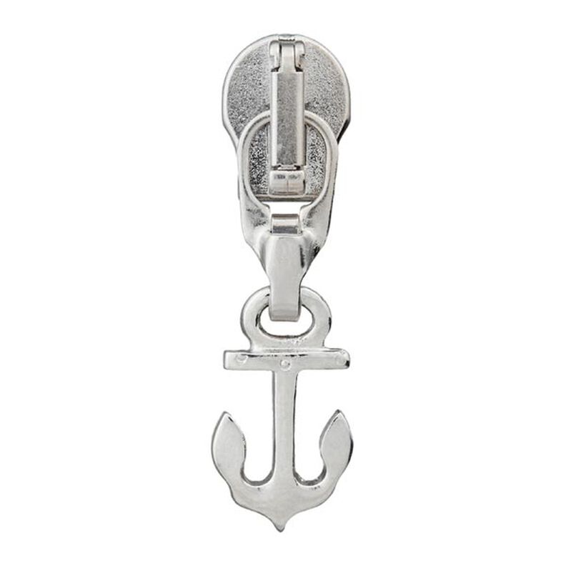 Ritssluiting schuiver anker, 5 mm | Prym – zilver metalen,  image number 1