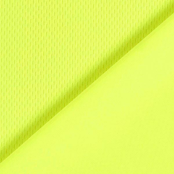 Lichtgewicht sport piqué jersey – neongeel, image number 3