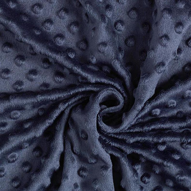 Gezellige fleece reliëfpunten – marineblauw,  image number 3