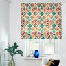 Decostof Half panama abstracte etnische print – lichtbeige/smaragdgroen,  thumbnail number 5