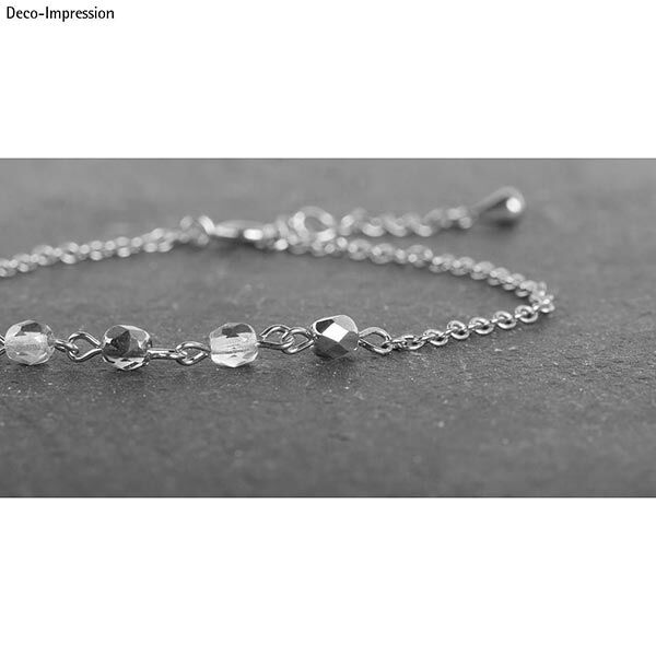 Metalen schakelketting Platina [ 78 cm | 2 mm ø] | Rayher,  image number 3