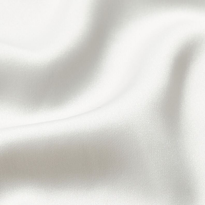 Polyester satijn effen – wit,  image number 2