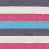 Glitterjersey strepen – intens roze/marineblauw,  thumbnail number 1