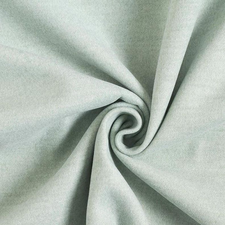Mantelstof gerecycled polyester melange – pastelgroen,  image number 1