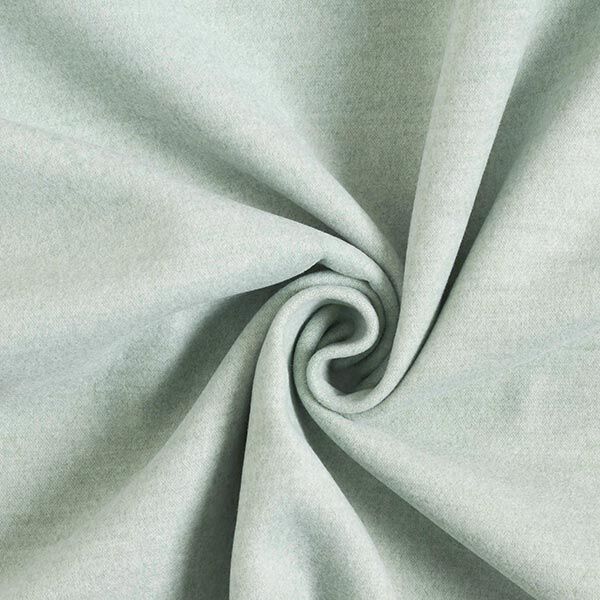 Mantelstof gerecycled polyester melange – pastelgroen,  image number 1