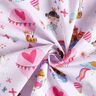 Katoenen stof Cretonne Prinses – pastelviolet,  thumbnail number 3