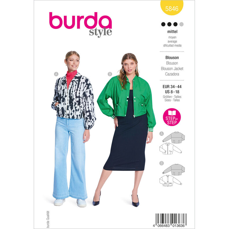 Blouse | Burda 5846 | 34-44,  image number 1