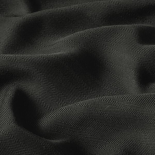 Verduisteringsstof Visgraat – zwart,  image number 2