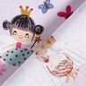 Katoenen stof Cretonne Prinses – pastelviolet,  thumbnail number 4