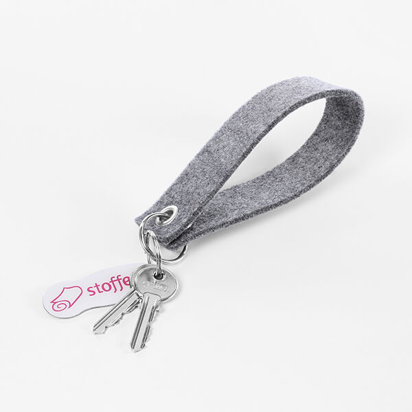 Vilt 45 cm/4mm dik melange – lichtgrijs,  image number 4