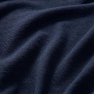 Gekreukt jersey Effen – marineblauw | Stofrestant 50cm, 