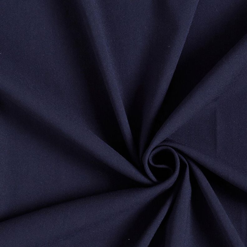 Viscose Stretch Effen – marineblauw,  image number 1