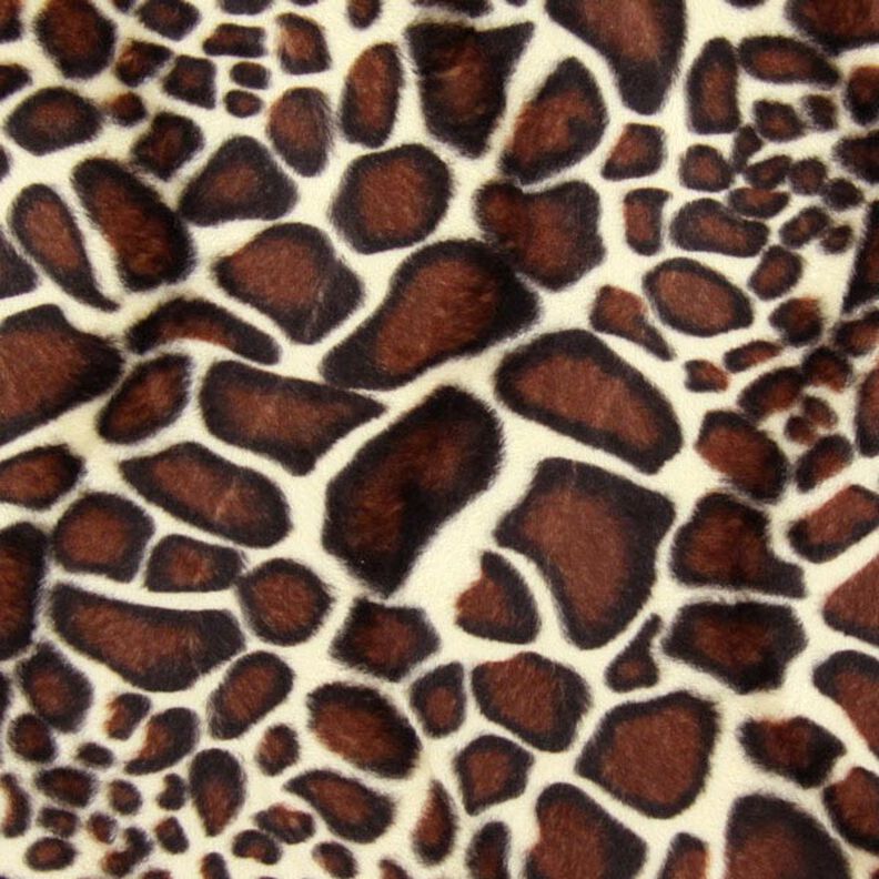 Kunstvacht giraffe – bruin,  image number 1