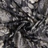 Chiffon satijnen strepen paisley – marineblauw,  thumbnail number 3