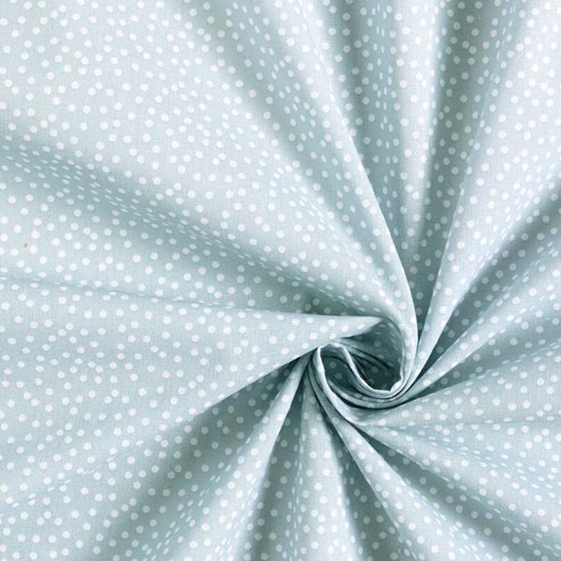Katoenen stof Cretonne Onregelmatige punten – babyblauw,  image number 4