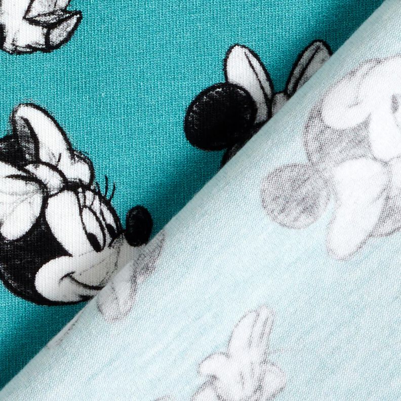 Katoenjersey Minnie Mouse | Disney – lichtblauw, image number 4