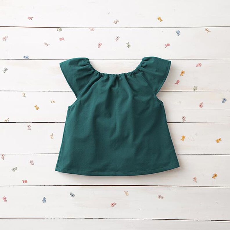 Katoenjersey medium effen – donkergroen,  image number 7