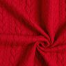 Jerseyjacquard cloqué kabelsteekpatroon – rood,  thumbnail number 3