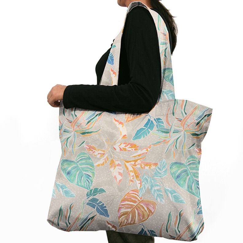 Outdoorstof Canvas tropische bladeren – koraal, image number 9
