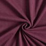 Fijngebreide jersey met gaatjesmotief – aubergine,  thumbnail number 1