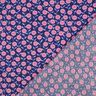 Katoenpopeline Zomerbloemen| Poppy Fabrics – roze/indigo,  thumbnail number 4