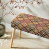 Decostof Gobelin gekartelde diamanten – lichtbeige/karmijnrood,  thumbnail number 5