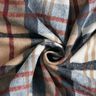 Mantelstof opgeruwde tartan ruit – lichtblauw/beige,  thumbnail number 3