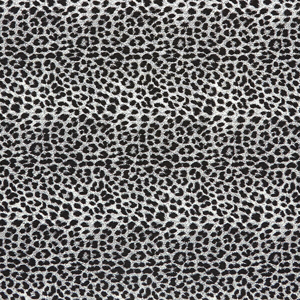 Strechjaquard luipaardpatroon – grijs/zwart, image number 1