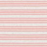 Viscosejersey onregelmatige glitterstrepen – ecru/roos,  thumbnail number 1