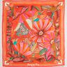 Strandkleding paneel pareo zomerbloemen – oranje/geel olijfgroen,  thumbnail number 1
