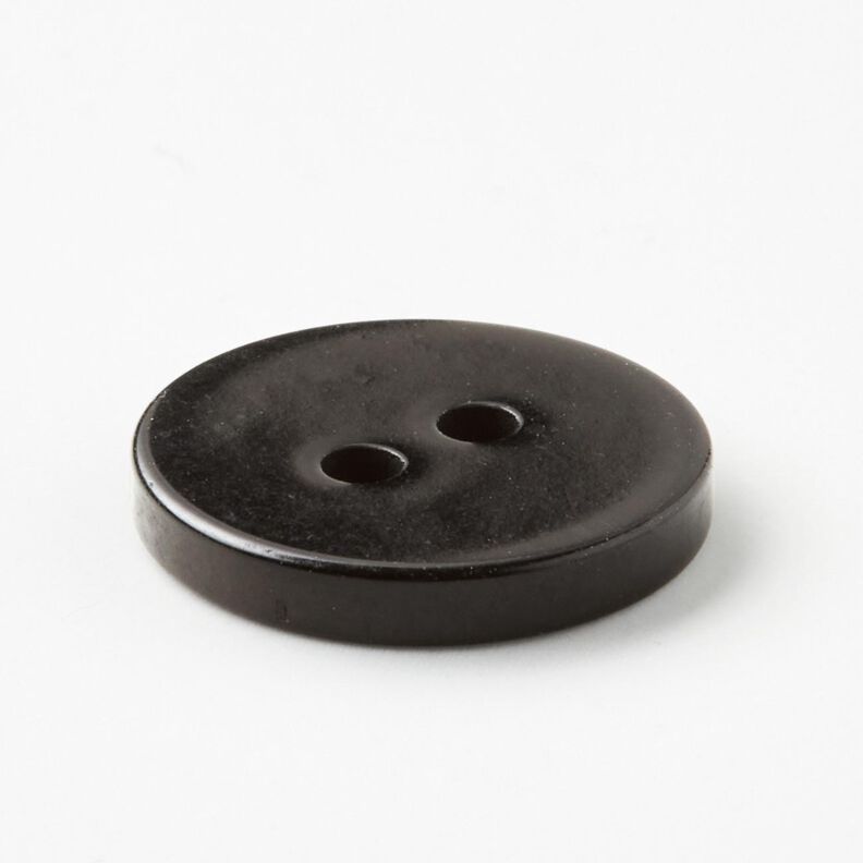 2-gats knoop glanzend [Ø 15 mm] – zwart,  image number 3
