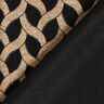 Viscosejersey Glitter kabelpatroon – zwart/perzik,  thumbnail number 4