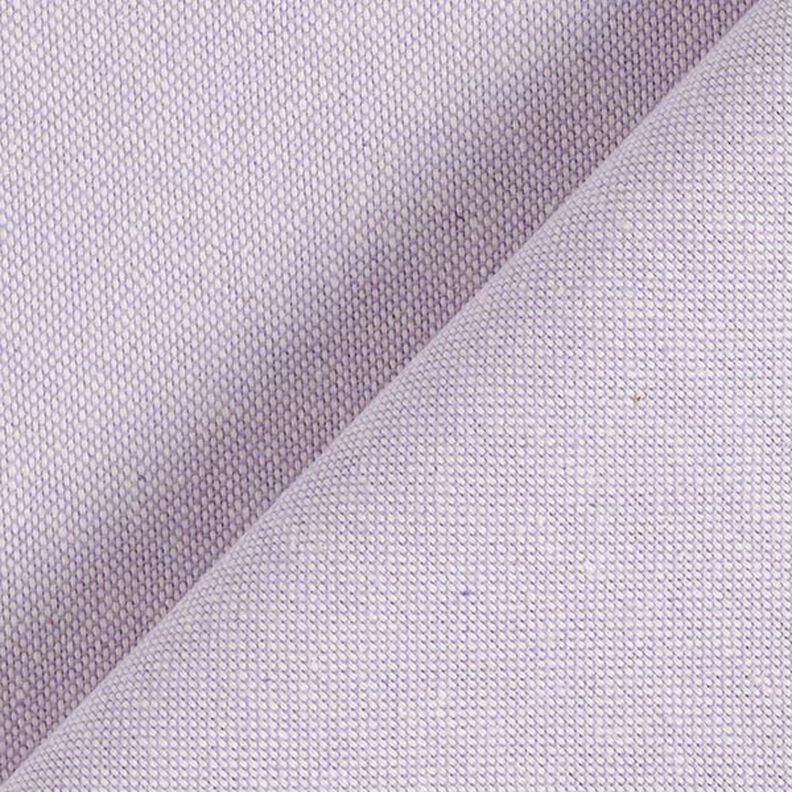 Decostof half panama Chambray gerecycled – pastellila,  image number 3