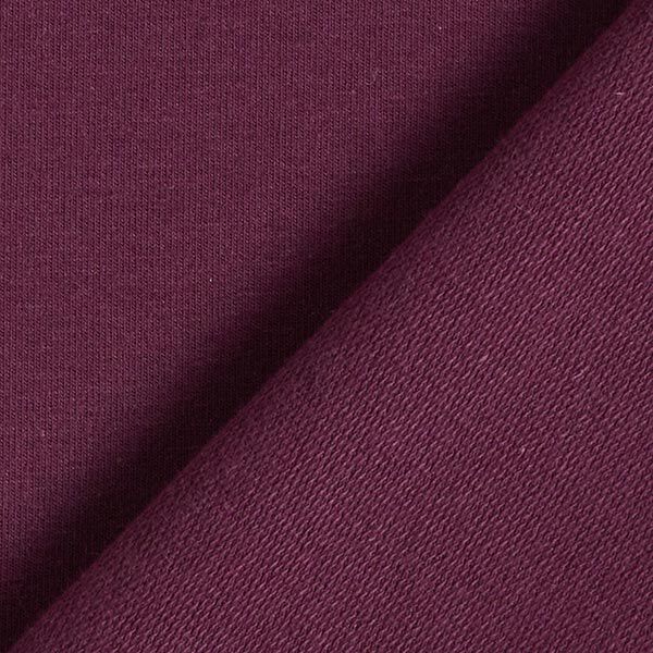 GOTS French Terry sommersweat | Tula – aubergine,  image number 3