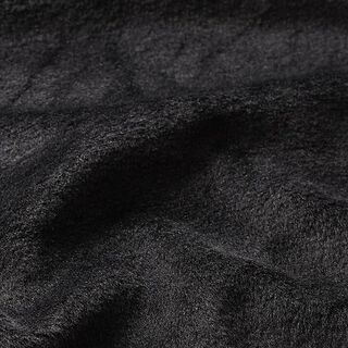 Nicki fleece effen – zwart, 