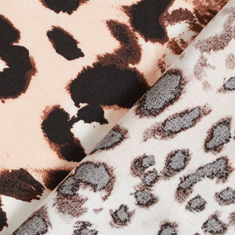 Viscosestof luipaardpatroon – roos,  image number 4
