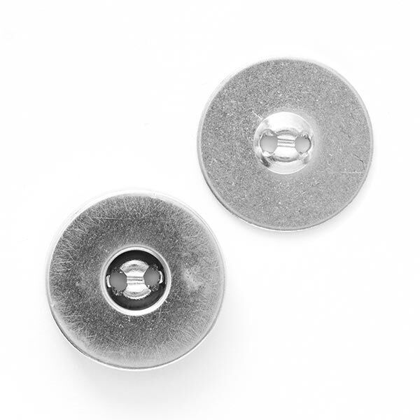 Magnetische knoop [  Ø18 mm ] – zilver metalen,  image number 2
