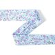 3 m schuine band Kleine bloemetjes 2 – lichtblauw,  thumbnail number 2