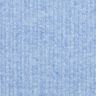 Gebreide stof met kabelpatroon gemêleerd – licht jeansblauw,  thumbnail number 1