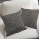 Decostof jacquard vakken – zwart,  thumbnail number 6
