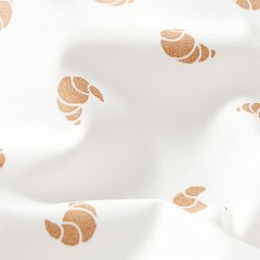 Katoenpopeline Croissant – ivoor, 