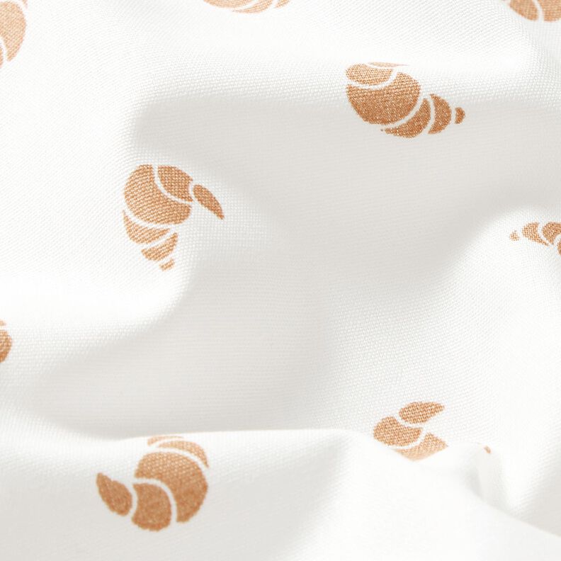 Katoenpopeline Croissant – ivoor,  image number 2