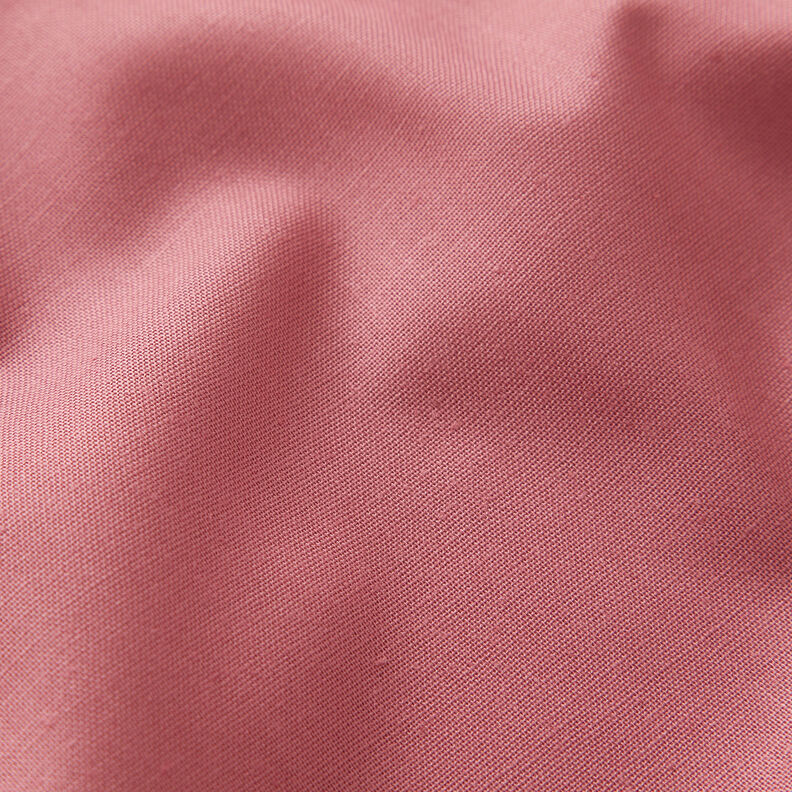 Katoenen stof Cretonne Effen – donker oudroze,  image number 2
