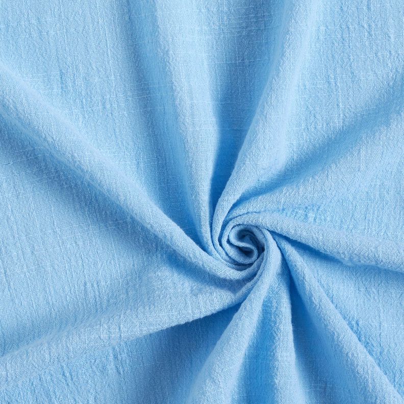 Katoenen stof linnenlook – lichtblauw,  image number 1